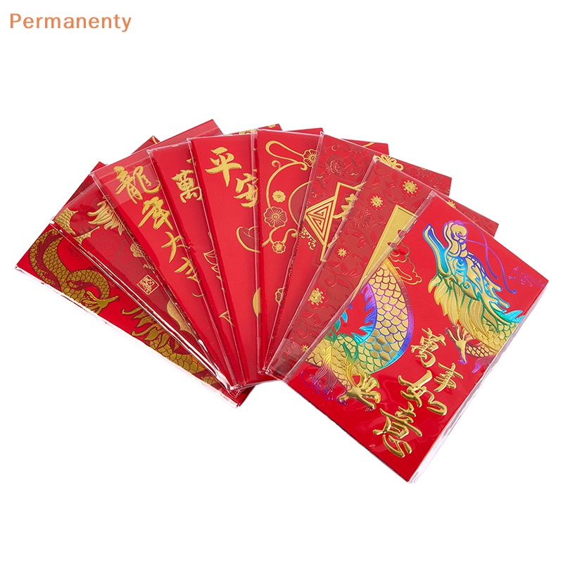 Set 6 Bao Lì Xì Năm Mới 2024 Phong Cách Trung Hoa