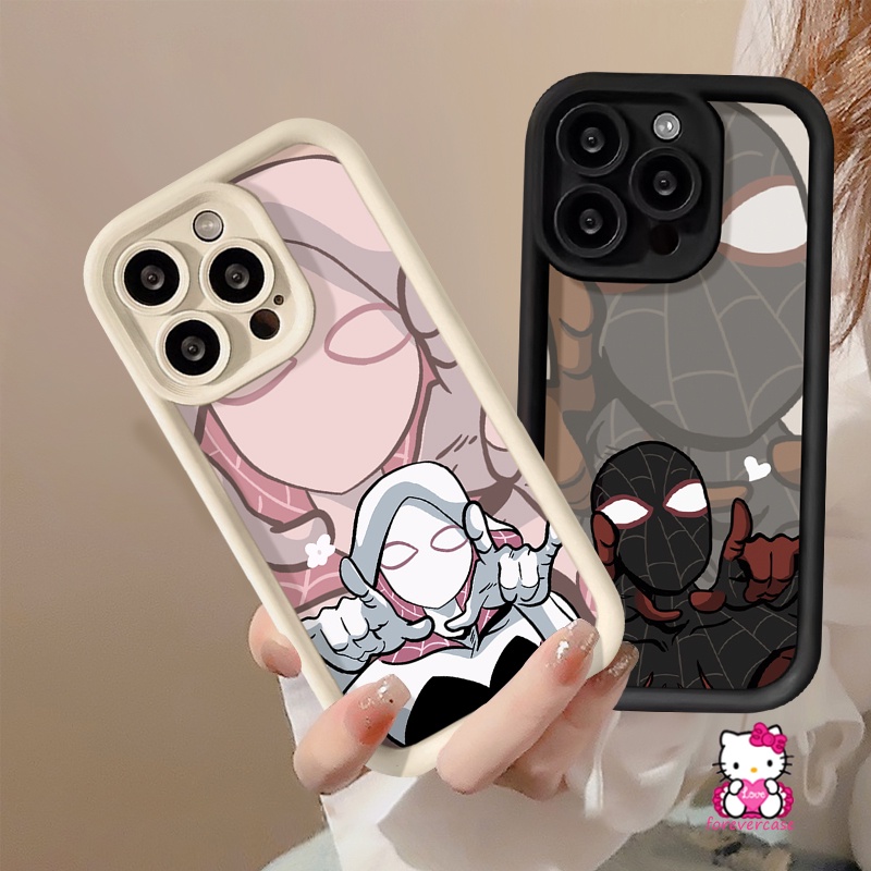 Dễ Thương Ốp Điện Thoại Mềm Hình Người Nhện Cho realme c35 c53 c55 c51 c25y c15 c25 c20a c21y c33 c31 c17 c30 c12 c11 c21 8i 7i 11 5i 9i 6i 5s c20 Bộ Đồ Chơi Bảo Vệ An Toàn Cho Bé