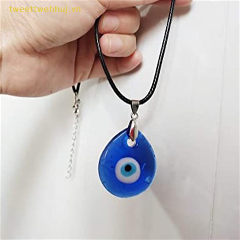 1 Mặt Vòng cổ Hình Mắt Quỷ Bằng Thủy Tinh 30mm Cho Nữ vn