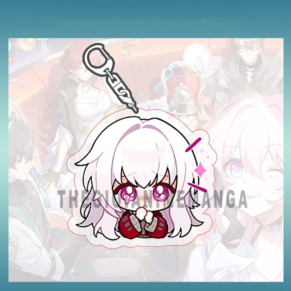 Móc khóa HONKAI IMPACT STAR RAIL ver CẢM XÚC M2 in hình game chibi anime mica trong acrylic xinh xắn
