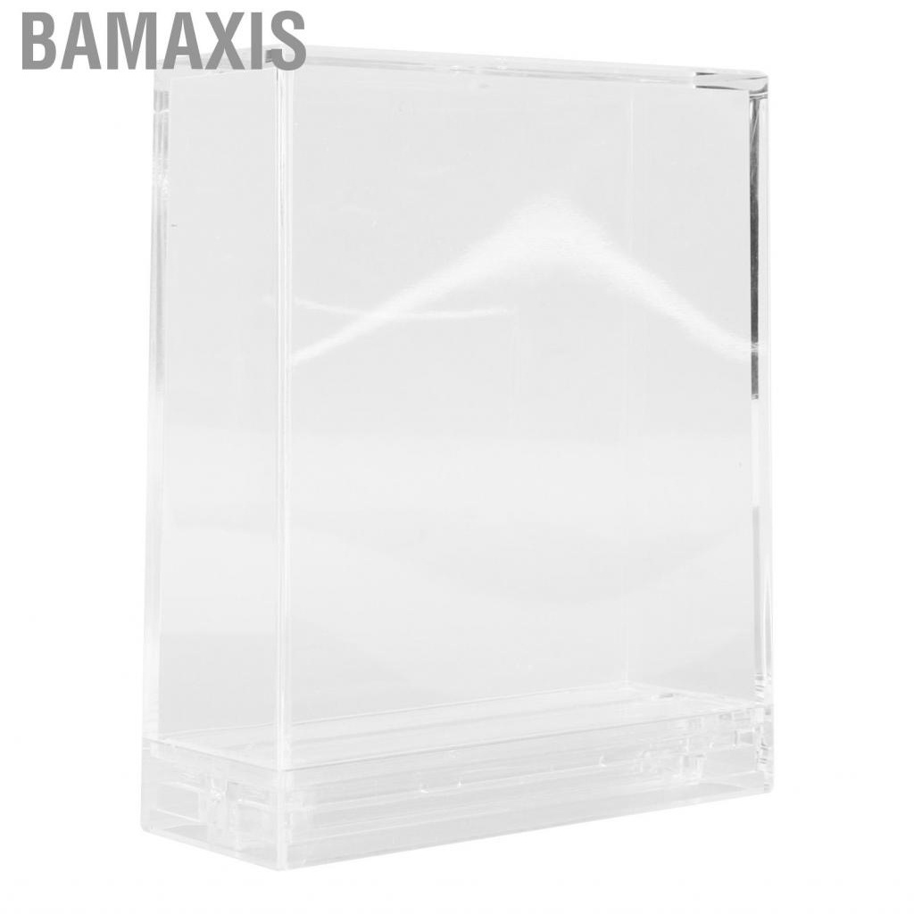 Bamaxis Mini Photo Frame Desktop Picture PC Double Sided Transparent Freestanding Instant for Instax
