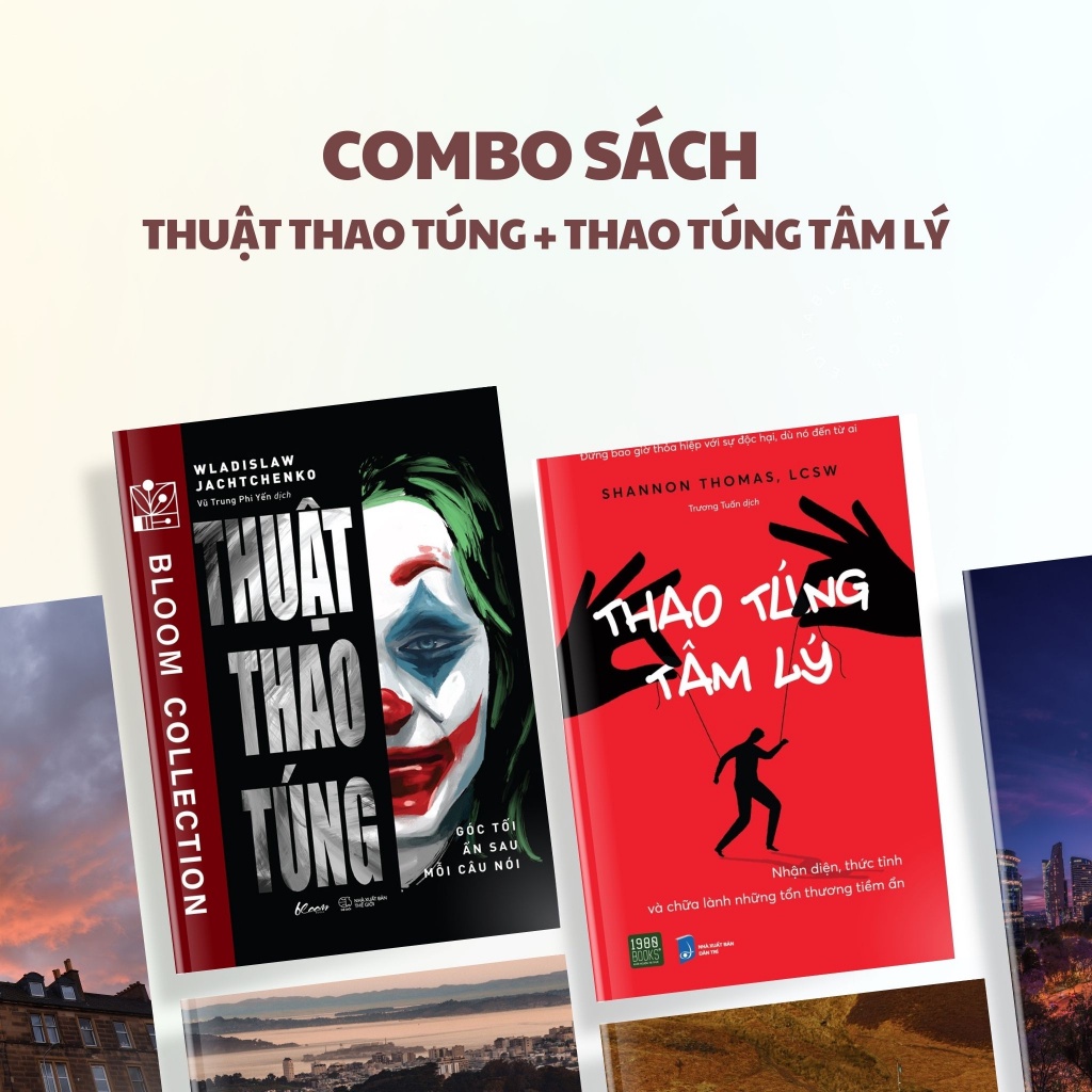Sách - Combo 2 cuốn Thuật Thao Túng - Góc Tối Ẩn Sau Mỗi Câu Nói  + Thao túng tâm lý