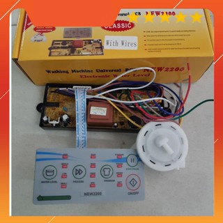 Mạch Máy Giặt Đa Năng Model: New 2200 Gồm 4 Chế Độ Giặt Loại Zắc; Loại Dây hàng chuẩn Xịn