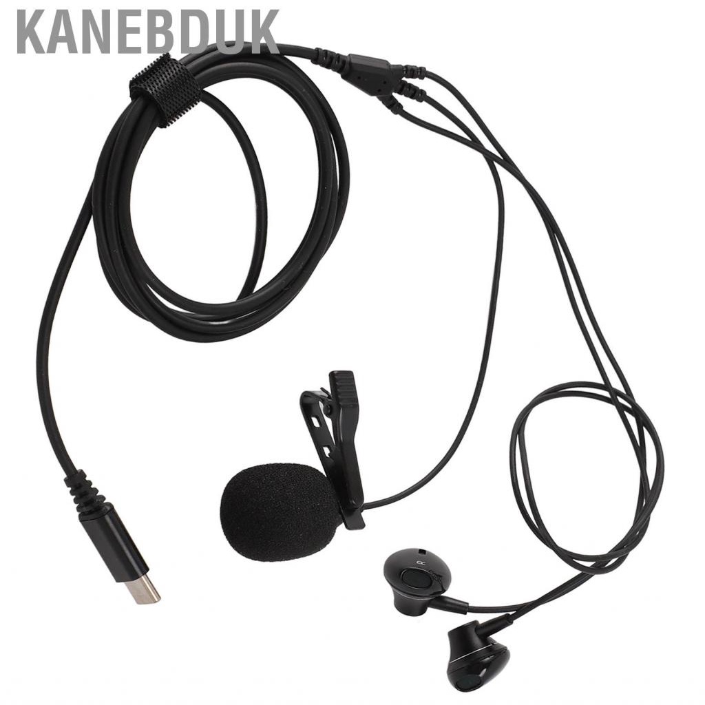 Kanebduk USB C Earphones Wired Ear Buds Type Headphone With Microphone For Singing NEW
