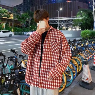  Yazhiniao Áo Khoác Bóng Chày Phối Lông Họa Tiết Kẻ Sọc Phong Cách Hàn Quốc Cổ Điển Thời Trang Cho Nam 