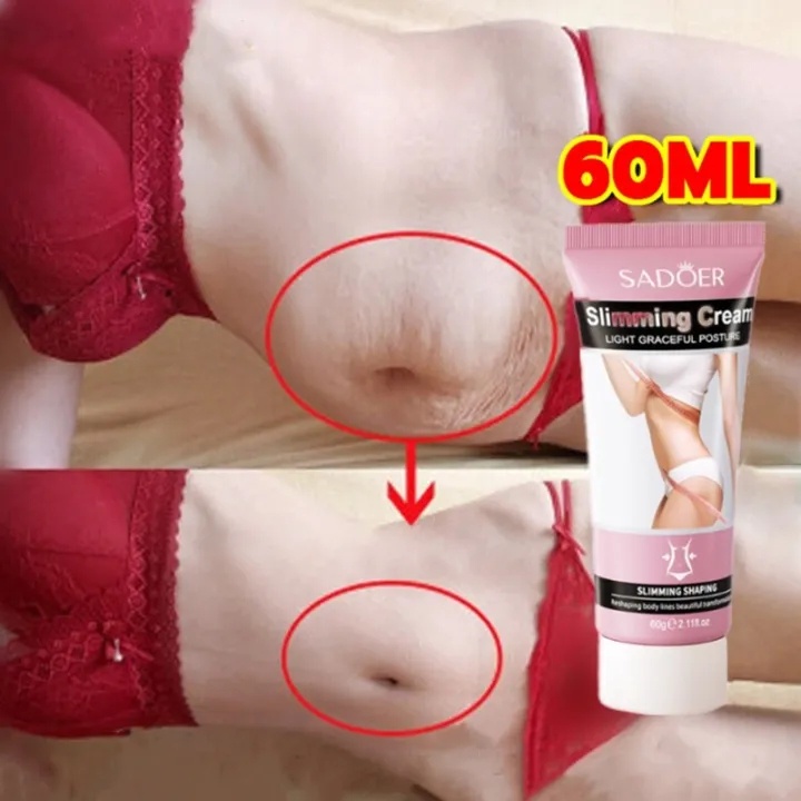 Kem giảm mỡ bụng Kem Tan Mỡ Bụng 60ml an toàn có hiệu quả giảm béo eo thon thon bụng Toàn Thân Đốt Mỡ Toàn