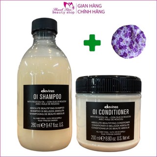 Combo gội xả hoàn mỹ oi davines 280ml/250ml