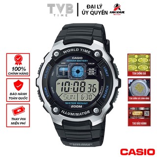 Đồng hồ nam dây nhựa casio chính hãng ae-2000w-1avdf