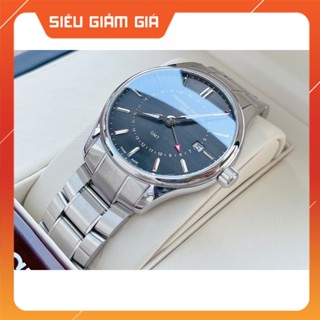 Đồng hồ chính hãng nam Frederique Constant Classic Quartz GMT 40mm FC-252DGS5B6B - Máy pin - Kính Sapphire EDIMA WATCH