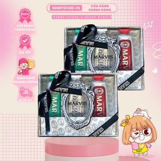 Kem đánh răng Marvis Mini Set 3 tuýp x 25ml