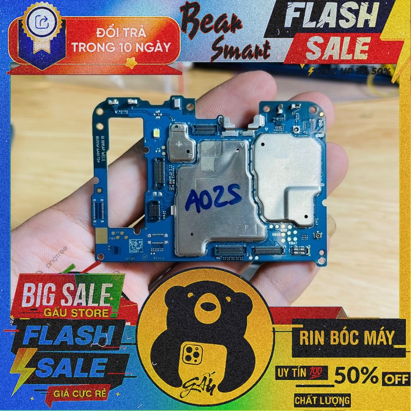 Main Xác Samsung A02S Lấy Linh Kiện Sửa Chửa / Main Phế / Main Mất nguu