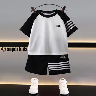 Super kids bộ đồ thể thao ngắn tay thời trang năng động cho bé