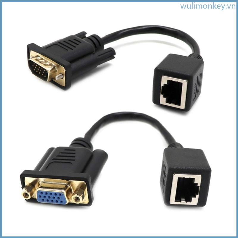 Dây Cáp Chuyển Đổi 15Pin VGA Sang RJ45 Chuyên Dụng Chất Lượng Cao