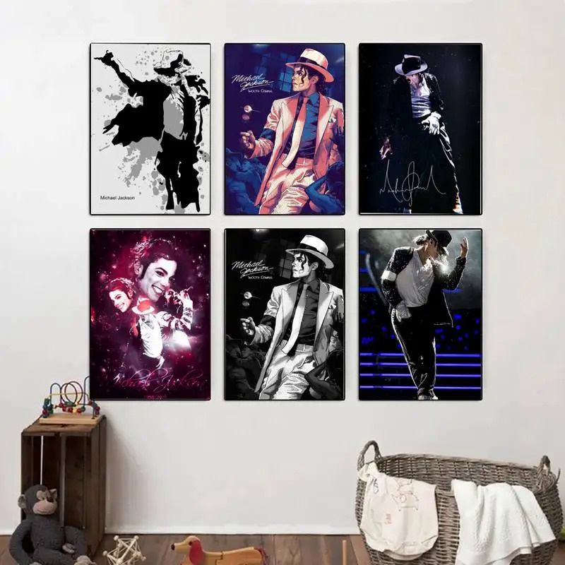 Michael Jackson POSTER Poster Giấy Kraft Vintage Poster Treo Tường Nghệ Thuật Tranh Học Thẩm Mỹ Nghệ