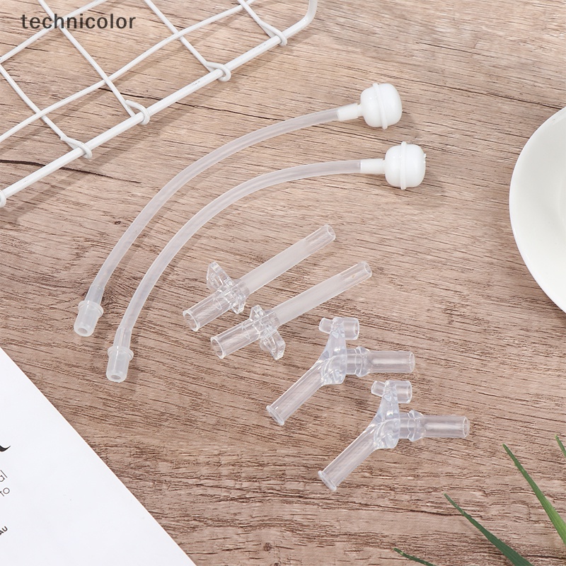 Bộ 2 Ống Hút Bằng Silicone Cho Bình Sữa Em Bé