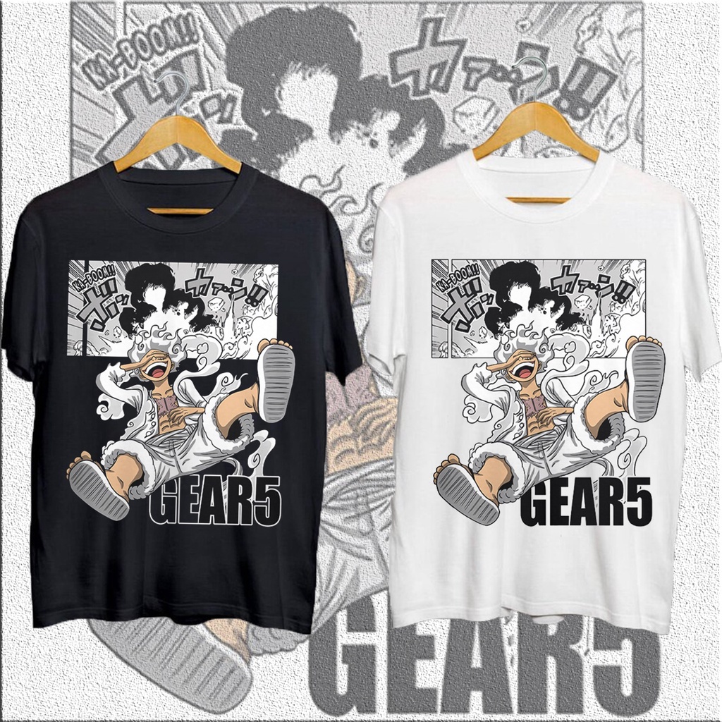Áo thun One Piece Luffy Gear 5 Anime Nhật Bản 5