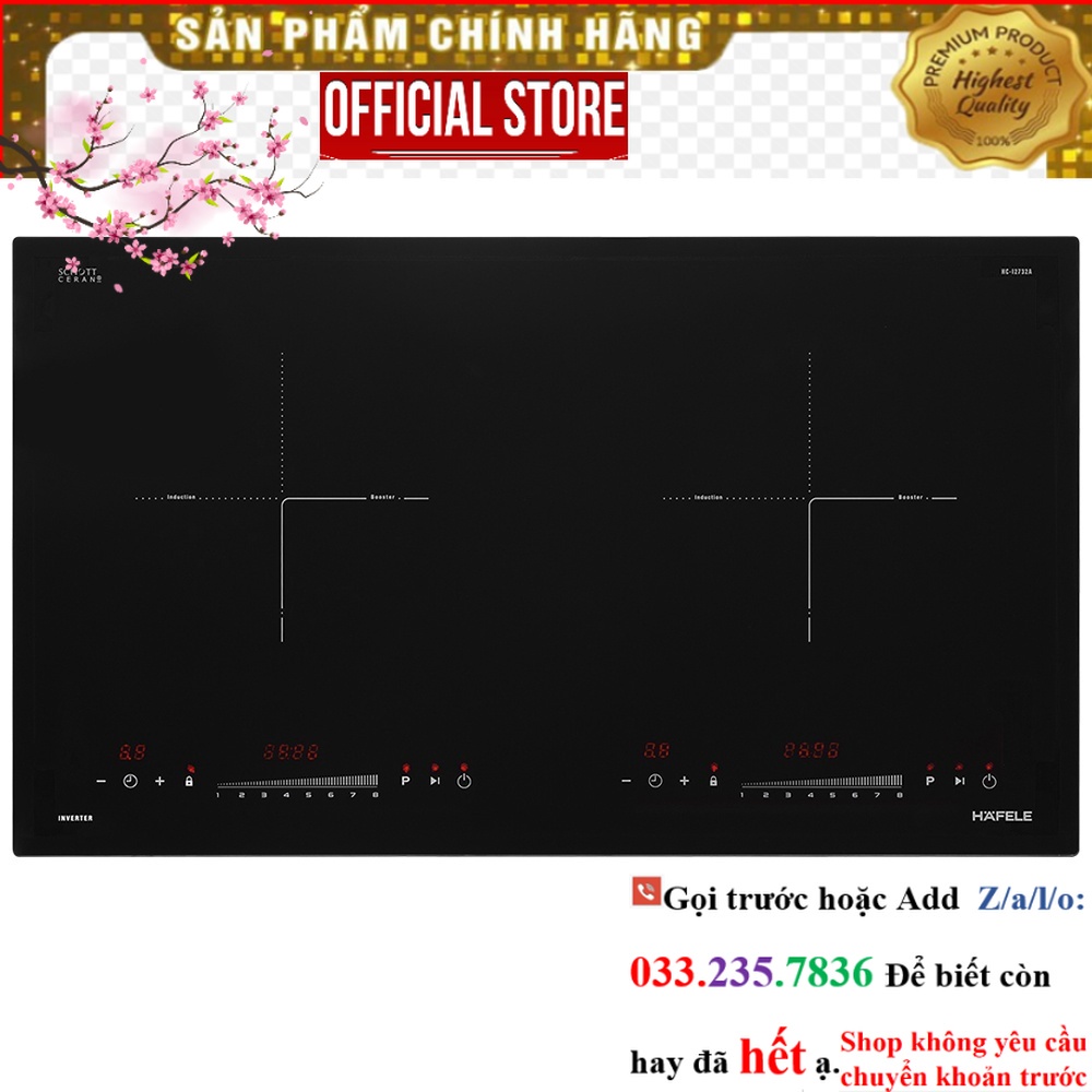 SALE> Bếp từ 2 vùng nấu Hafele HC-I2732A 536.61.726 <