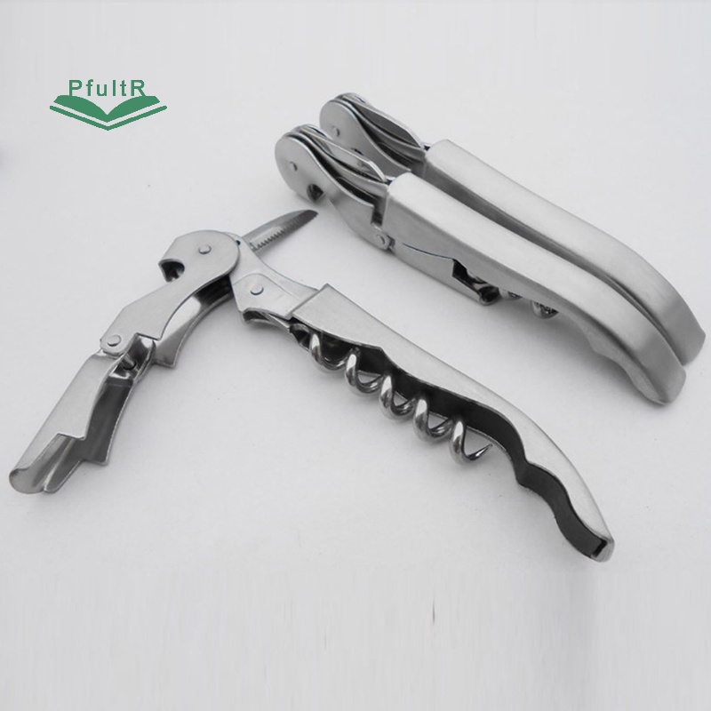 Dụng Cụ Mở Nắp Chai Rượu Vang Bằng Thép Không Gỉ Tiện Lợi Dành Cho Nhà Bếp / Quán Bar