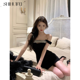 SHIHUIFEI Chic váy nữ Đầm Body Cho thời váy Korean Dễ thương Popular Đơn giản WLQ2410JV2 3Z240119