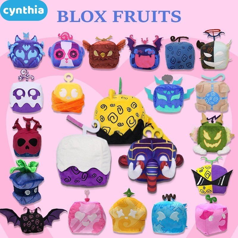 Bán Hot Blox Fruits Đồ chơi sang trọng Đồ chơi trái cây ác quỷ dễ thương Blox Fruits Trò chơi xung quanh Hộp búp bê sang trọng Búp bê Soft Blox Fruit Anime Game Đồ chơi sang trọng Blox Fruits Trò chơi Đồ chơi sang trọng Quà tặng cho trẻ em cyn