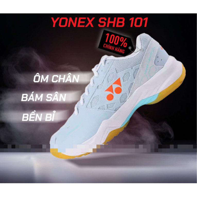 Giày Cầu Lông Chính Hãng Yonex SHB101CR Xanh Nhạt - Nhẹ Nhàng - Đế Cao Su Siêu Bám , Chống Trơn Khi 