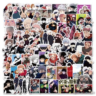  Set 100 Nhãn Dán Jujutsu Kaisen Anime Manga Sticker Hình Nhân Vật Truyện Tranh Trang Trí Mũ Bảo Hiểm Điện Thoại Guitar 