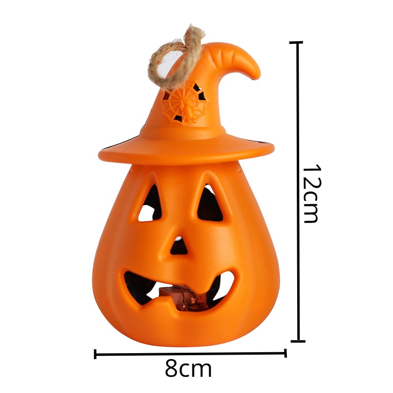 Đèn Lồng led Hình Trái Bí Ngô / Lâu Đài Bí Ngô Trang Trí halloween