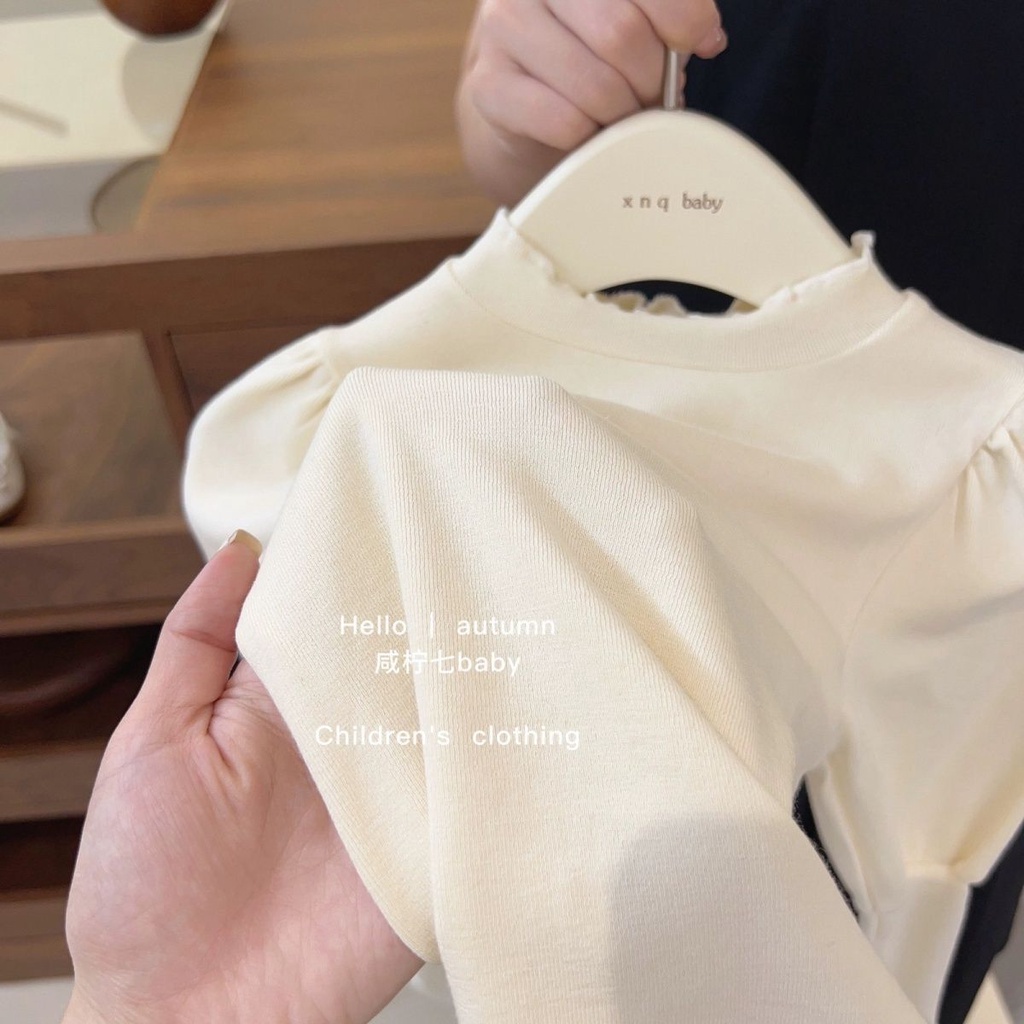 Baby 2023 Áo vest Dệt Kim Trái Tim Ngọt Ngào Mùa Thu Mới