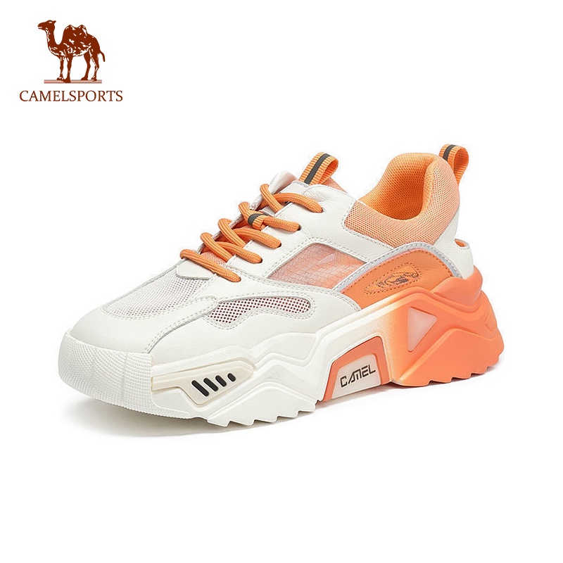 CAMEL SPORTS Giày Thể Thao Đế Dày Phối Lưới Thoáng Khí Thời Trang Cho Nữ