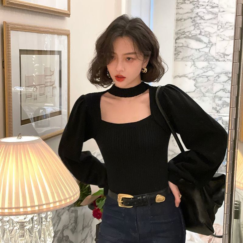 Áo sweater Dệt Kim Tay Dài Thời Trang Mùa Đông Cho Phái Nữ