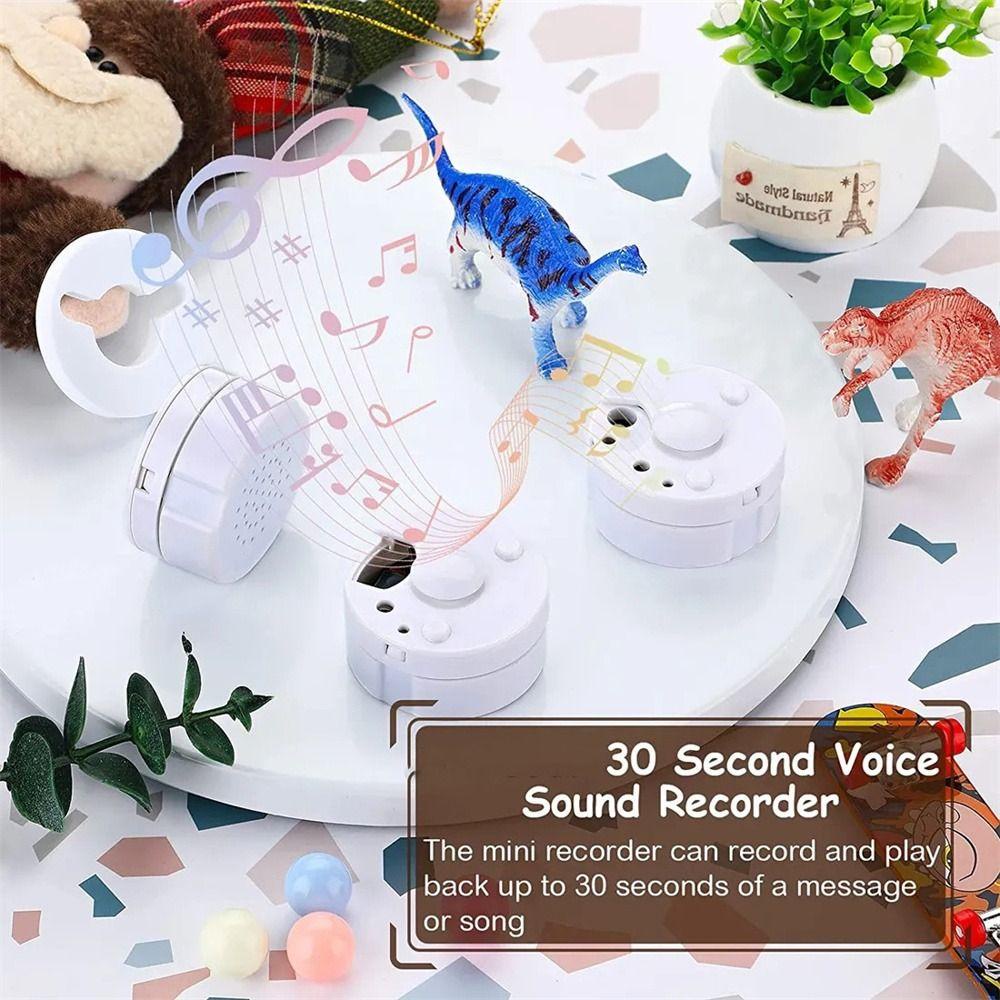 Shanrong Đồ Chơi Búp Bê Nhồi Bông Ghi Âm 30 Lần Có Thể Tùy Chỉnh Giọng Nói Kèm Hộp Thu Âm mini