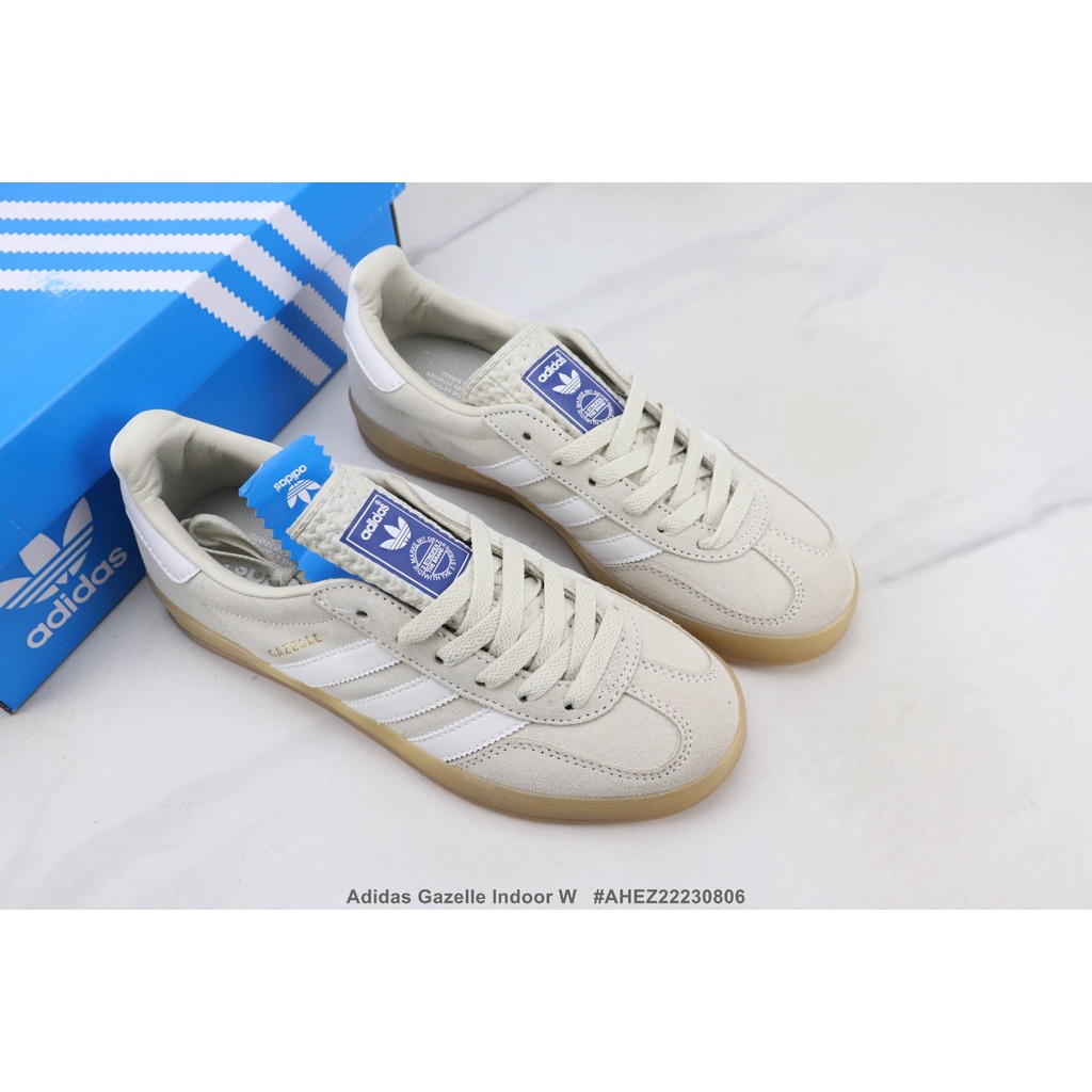 Giày Thể Thao adidas gazelle Da Bò Mang Trong Nhà Phong Cách retro Có Size 36-45