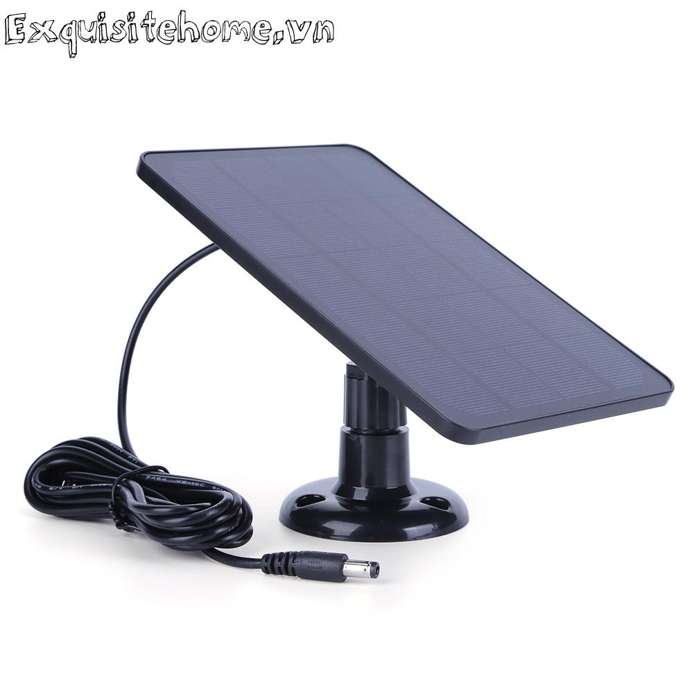 Tấm Pin Năng Lượng Mặt Trời 10w 5v Cho camera An Ninh Ngoài Trời dc5521 / usb-c