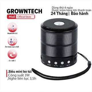 Loa bluetooth mini nghe nhạc Ws 887 có lỗ cắm jack 3.5mm bảo hành 2 năm
