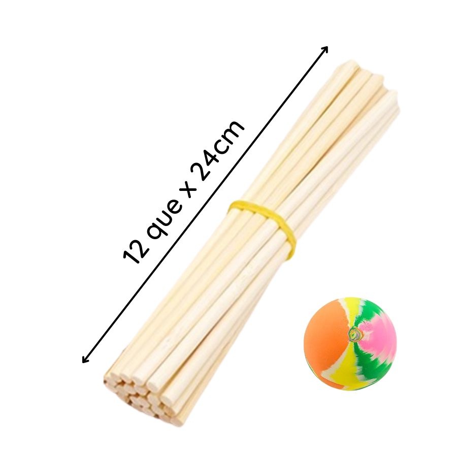 Bộ chơi chuyền banh đũa tre