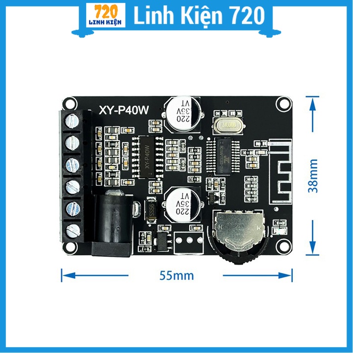 Module khuếch đại âm thanh Bluetooth Stereo 30W/40W XY-P40W
