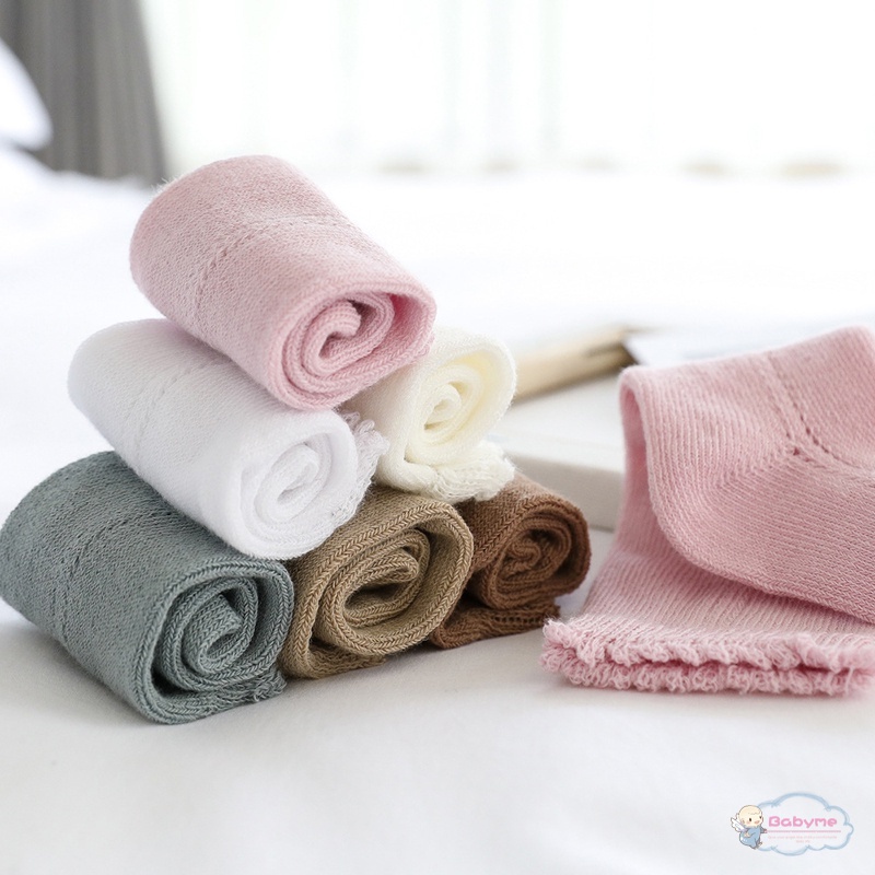 Vớ cotton Mềm Mại Thoải Mái Thân Thiện Với Da Giữ Ấm Thoáng Khí Cho Trẻ Sơ Sinh