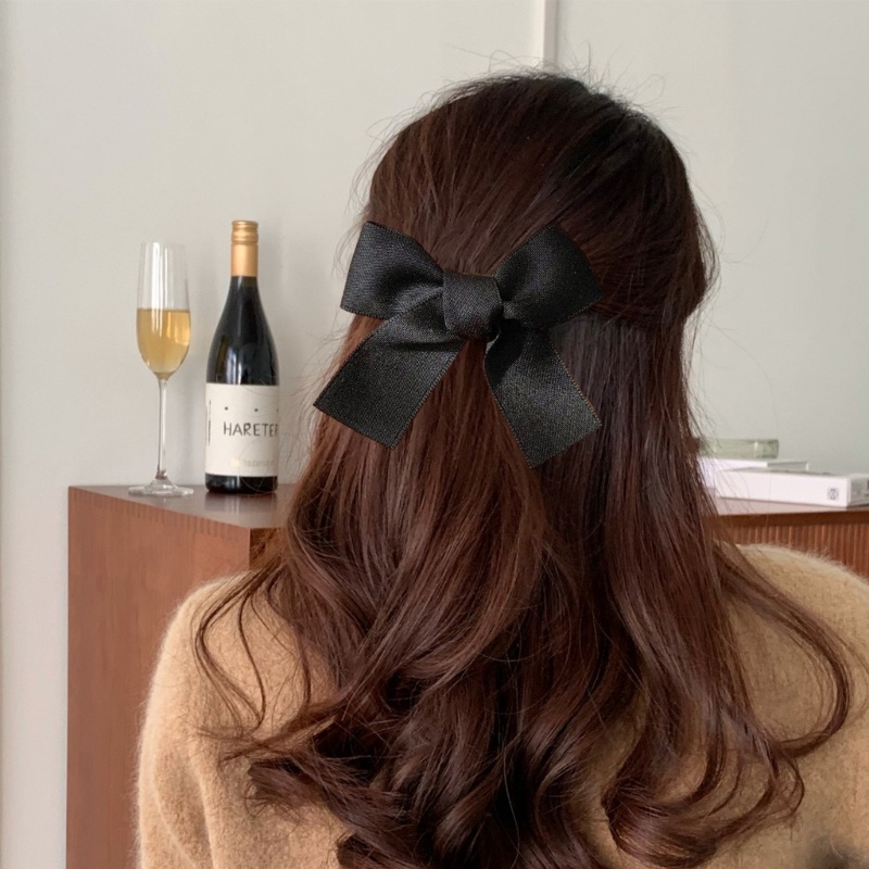 Kẹp Tóc Đính Ruy Băng Xinh Xắn Cho Bé Gái