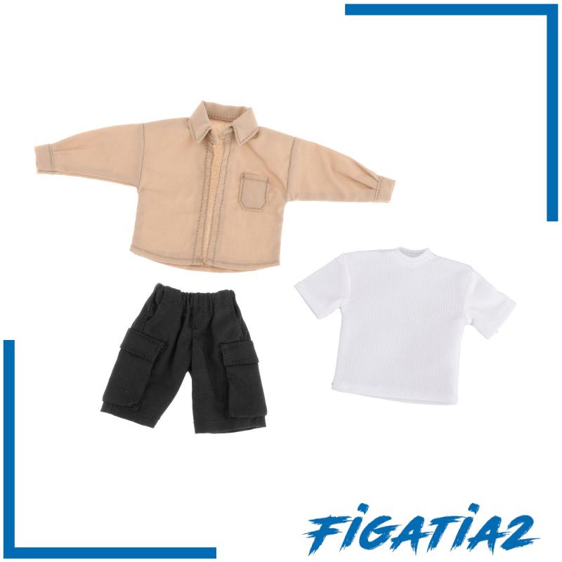 Bộ Áo Thun + Quần Dài mini Siêu Bền Cho Búp Bê 6 "Tỷ Lệ 1: 12