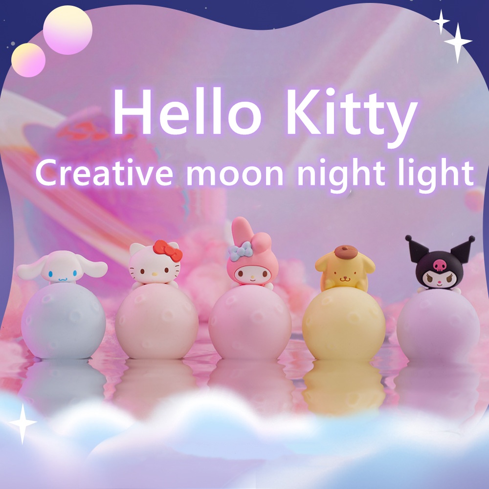 Sanrio Đèn Ngủ Hình Nhân Vật anime kuromi my melody cinnamoroll Dễ Thương