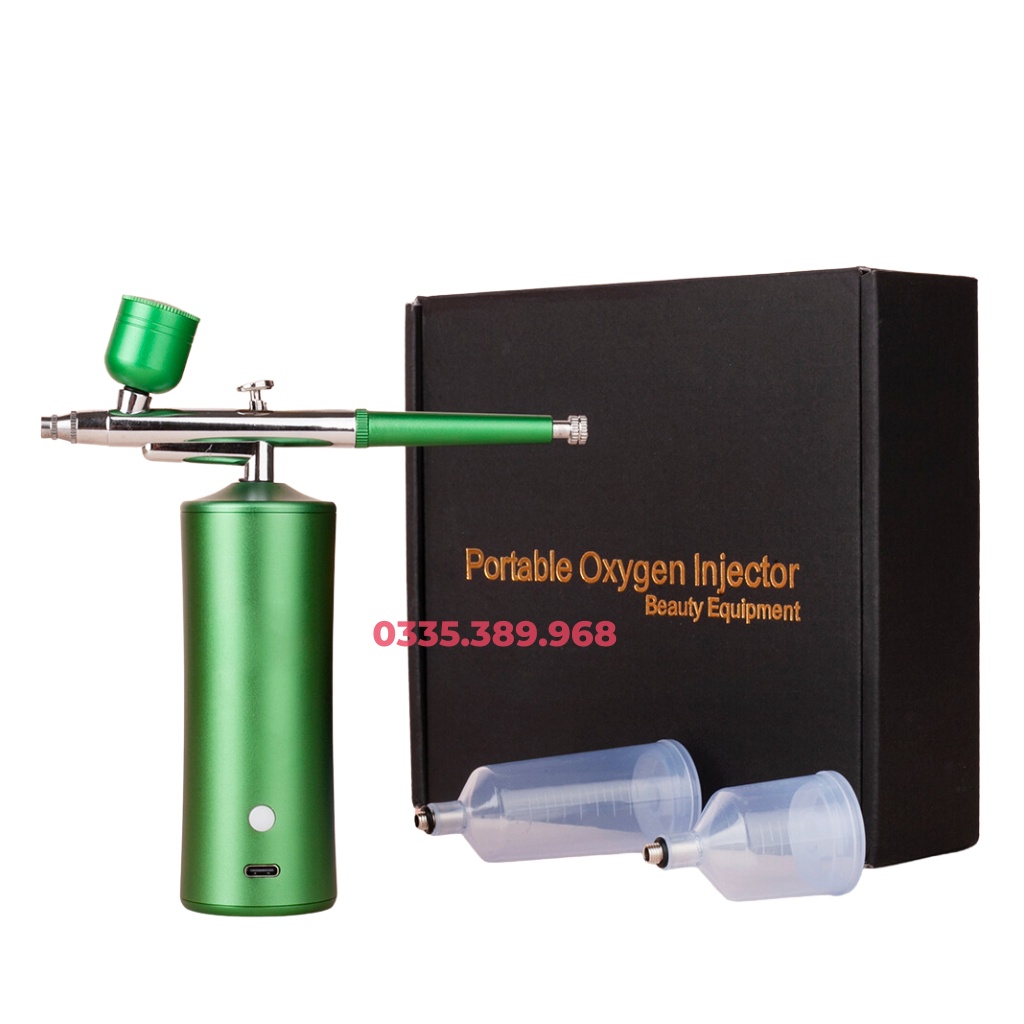 Súng Phun Oxi, Máy Phun Tinh Chất,Máy Phun Sơn OmberNail Tích Điện Bảo Hành 12 Tháng