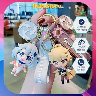 Móc khoá Genshin Impact dễ thương cute móc treo chìa khóa xe máy