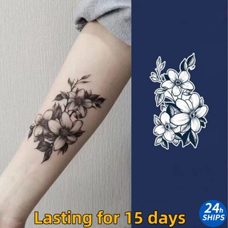 Hình Xăm Dán Tạm Thời Họa Tiết Hoa Quyến Rũ Lâu Trôi 15 Ngày Chống Thấm Nước
