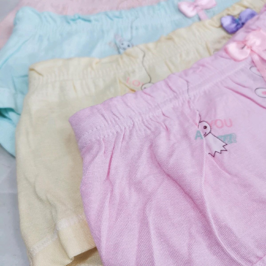 Combo 5 Quần chip tam giác cho bé gái cotton thun lạnh