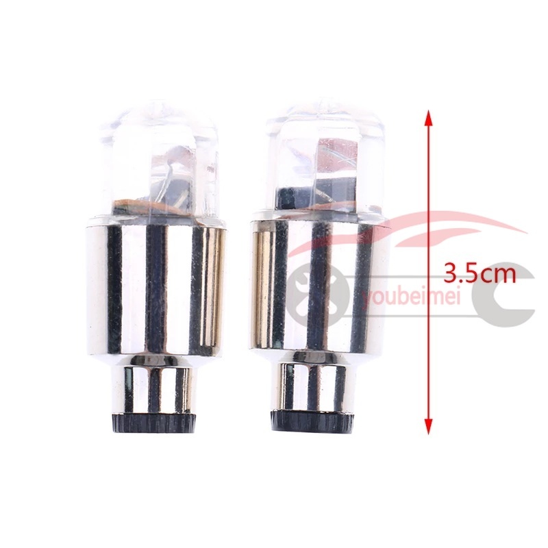 Bộ 2 Đèn led Nhiều Màu Gắn Van Xe Đạp / Xe Máy