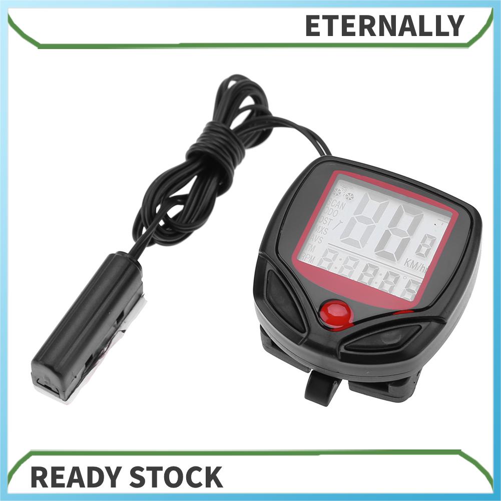 Đồng Hồ Đo Tốc Độ Cho Xe Đạp Màn Hình lcd Chống Thấm Nước 15 Chức Năng