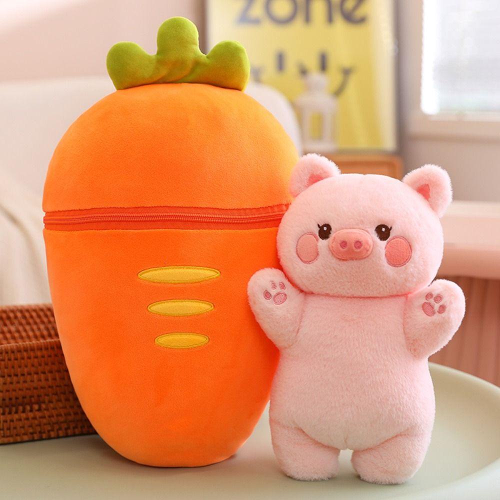 Mluck bunny Nhồi Bông Tai Thỏ taiyaki Dâu Tây / Heo / Thỏ Nhồi Bông Mềm Mại Làm Quà Tặng Sinh Nhật