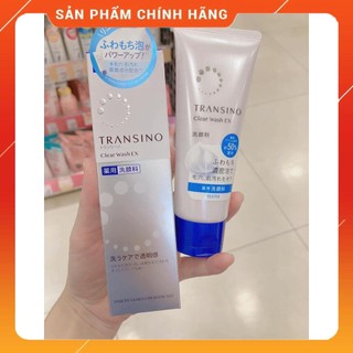 Sữa Rửa Mặt Làm Sạch Sâu Transino Clear Wash Nhật Bản, Tuýp 100gr