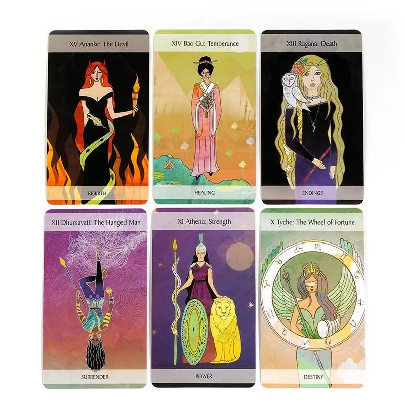 78 Sheets The Mythic Goddess Oracle Card Mysterious Tarot Card