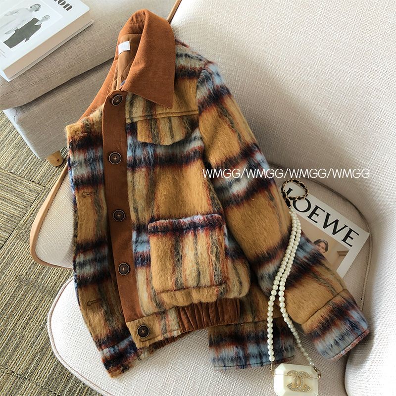 Xiaoxiang Áo Khoác Ngắn Chần Bông Dày Dặn Phong Cách Pháp Thời Trang Thu Đông Cho Nữ xiaoxiang